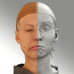 3D head scan of emotions and phonemes - Iva