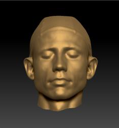 Male 3D head scan # 96