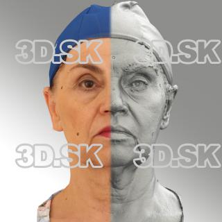 3D head scan of neutral emotion - Blanka