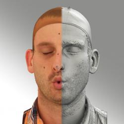 3D head scan of emotions and phonemes - Lukas