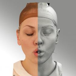 Head Woman White 3D Scans