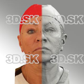 head scan of neutral emotion - Miroslava 01
