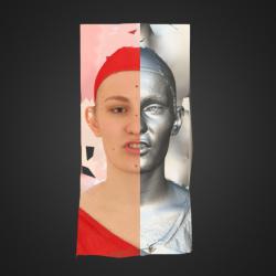 Head Emotions Woman White 3D Phonemes And Emotions