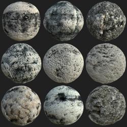 PBR Textures of Rock - 9 Pack 