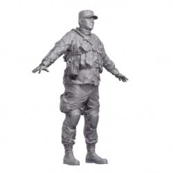 US Army Soldier Tactical Base Body Scan