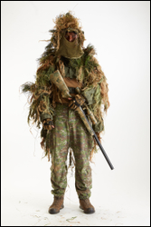  Brandon Davis in Ghillie Suit Standing 