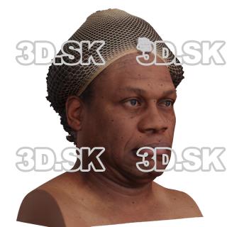 Anderius Mosley Raw Morph Scan - 25 Jaw Sideways Right